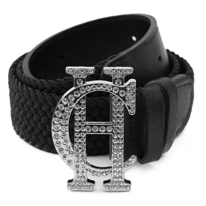 Holland Cooper HC Heritage Riding Belt - Black Crystal